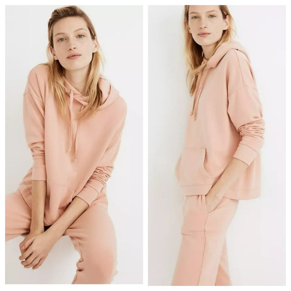 Madewell MWL Superbrushed Easygoing Hoodie Sweatshirt
